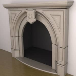 Drexel Fireplace