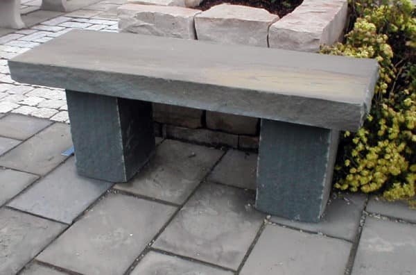 Custom Limestone Bench
