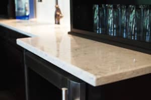 White Kitchen Bar Countertops